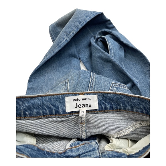 Reformation High Rise Classic Denim Jeans - Picture 6 of 15